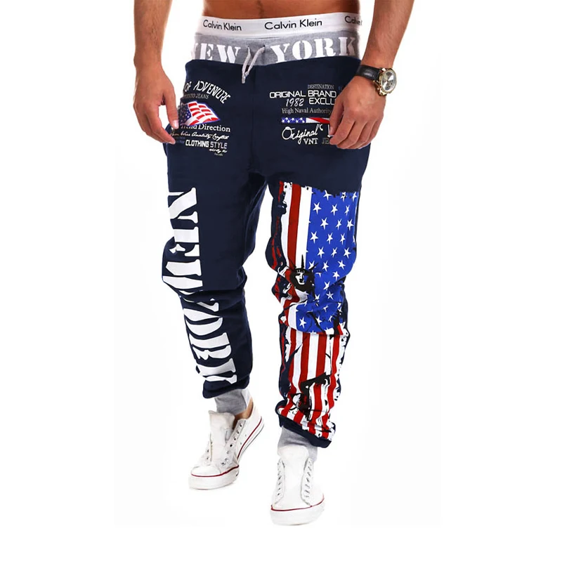 Trousers 2019 Hot Sale Baggy Mens American Flag Printing Baggy Harem Cool Long Pants Joggers Wear Plus Size M-4XL Drawstring
Trousers 2019 Hot Sale Baggy Mens American Flag Printing Baggy Harem Cool Long Pants Joggers Wear Plus Size M-4XL Drawstring