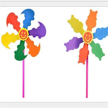 10pcs/lot Children's EVA handmade colorful windmill nursery puzzle DIY hand crafted material package windmill toys stickers
10pcs/lot Children's EVA handmade colorful windmill nursery puzzle DIY hand crafted material package windmill toys stickers
