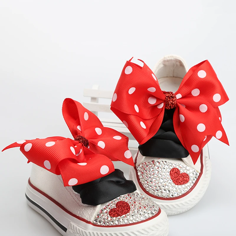 Dollbling Children'S Canvas Shoes Lace Bow Custom Hand Toe With Diamonds Low Canvas Casual Flat Shoe Children'S Sports Shoes
Dollbling Children'S Canvas Shoes Lace Bow Custom Hand Toe With Diamonds Low Canvas Casual Flat Shoe Children'S Sports Shoes
