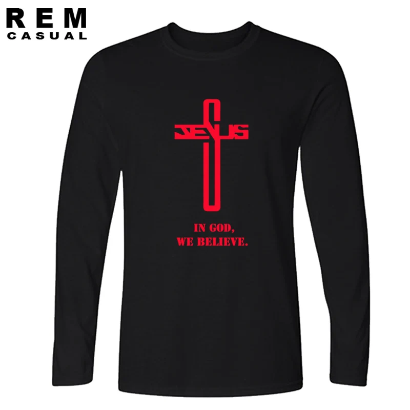 In God We Trust/believe t shirt Christian Cross belief jersey tee homme cotton joggers blessed jesus Long sleeve t-shits
In God We Trust/believe t shirt Christian Cross belief jersey tee homme cotton joggers blessed jesus Long sleeve t-shits