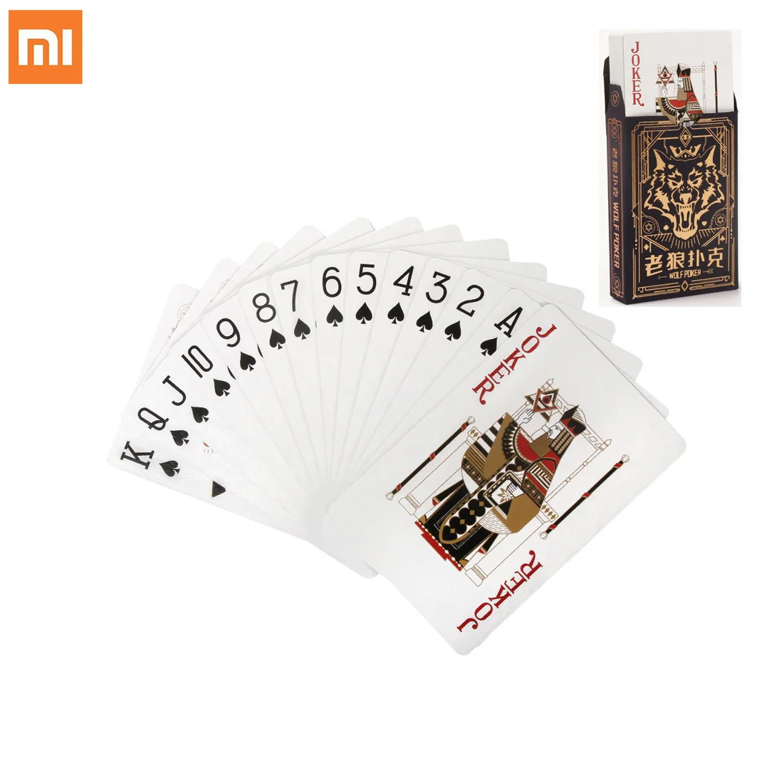 54pcs Xiaomi Mijia Poker Playing Cards Game Set Classic Plastic Magic Durable 57mm*87mm Cards For Games
54pcs Xiaomi Mijia Poker Playing Cards Game Set Classic Plastic Magic Durable 57mm*87mm Cards For Games