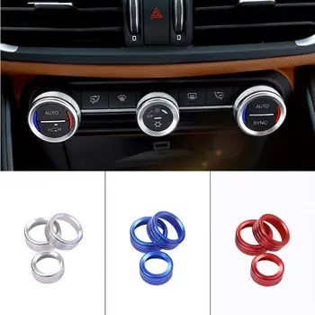 For Alfa Romeo Giulia Stelvio 2017 3PCS Colorful Metal Car Air Condition Switch Knob Panel Cover Trims Stickers Car Styling
For Alfa Romeo Giulia Stelvio 2017 3PCS Colorful Metal Car Air Condition Switch Knob Panel Cover Trims Stickers Car Styling