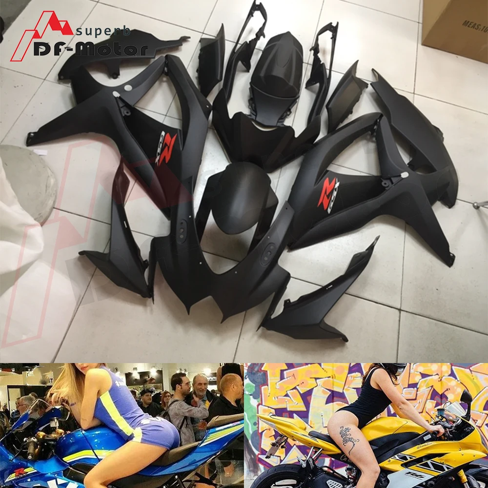Full Fairing Kit ABS Bodywork Fairing Kit for SUZUKI GSX-R 600 750 2008 2009 2010 GSXR Matte black 08 09 10 K8
Full Fairing Kit ABS Bodywork Fairing Kit for SUZUKI GSX-R 600 750 2008 2009 2010 GSXR Matte black 08 09 10 K8