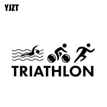 YJZT 16.9*6.8CM Coolest Triathlon Swim Bike Unique Silhouette Car Sticker High Quality Vinyl Decor C12-0658
YJZT 16.9*6.8CM Coolest Triathlon Swim Bike Unique Silhouette Car Sticker High Quality Vinyl Decor C12-0658
