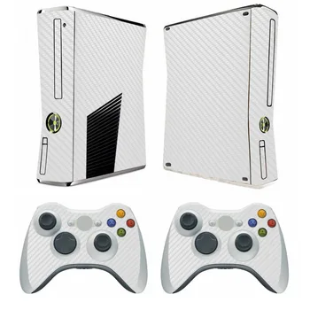 White Carbon Fiber Vinyl Skin Sticker Protector for Microsoft Xbox 360 Slim and 2 controller skins Stickers for XBOX360 SLIM
White Carbon Fiber Vinyl Skin Sticker Protector for Microsoft Xbox 360 Slim and 2 controller skins Stickers for XBOX360 SLIM