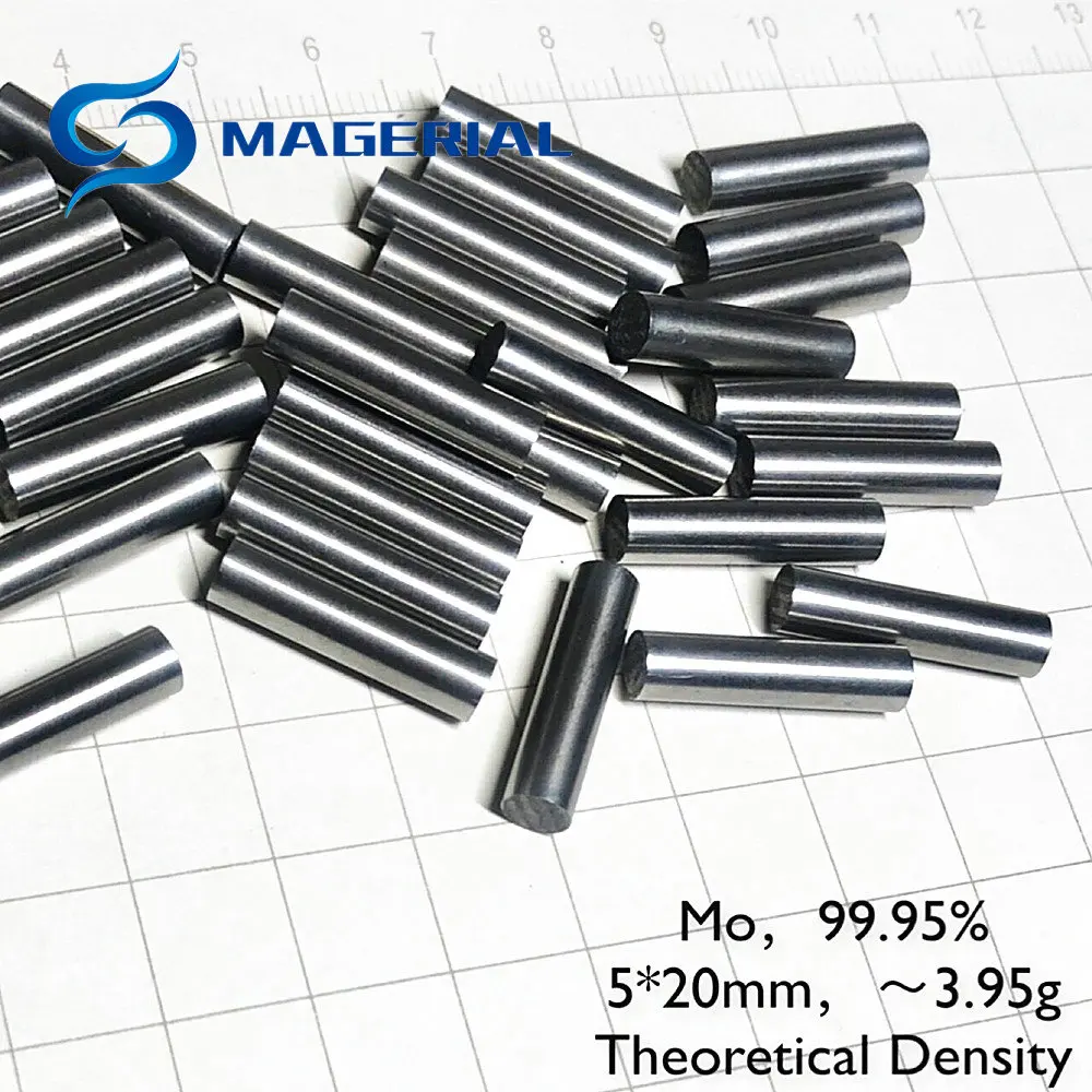 Metal Molybdenum 5x20 mm Cylinder Density Cube Mo99.95% Pure for Element Collection Hand Made DIY Hobbies Crafts 10x10x10mm
Metal Molybdenum 5x20 mm Cylinder Density Cube Mo99.95% Pure for Element Collection Hand Made DIY Hobbies Crafts 10x10x10mm