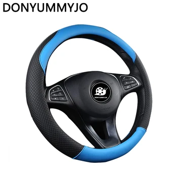 DONYUMMYJO New Arrival 7Colors Car Steering Wheel Cover Leather Size 38cm For BMW Skoda Benz VW Mazda Ford Nissan etc. 95% Cars
DONYUMMYJO New Arrival 7Colors Car Steering Wheel Cover Leather Size 38cm For BMW Skoda Benz VW Mazda Ford Nissan etc. 95% Cars