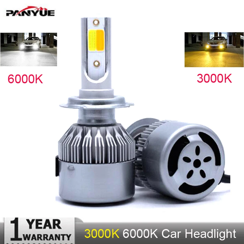 Elglux H7 H11 LED Car Headlight 9005 HB3 9006 HB4 H8 9012 H1 H3 880 881 H27 H4 LED Dual Color Headlight Kit 3000K 6000K 10000LM
Elglux H7 H11 LED Car Headlight 9005 HB3 9006 HB4 H8 9012 H1 H3 880 881 H27 H4 LED Dual Color Headlight Kit 3000K 6000K 10000LM