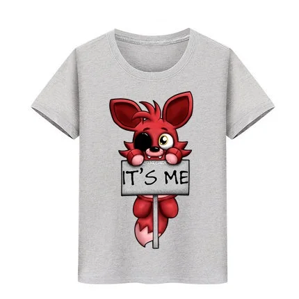 it's me Kawaii FNAF Plush Foxy T-Shirt Boy Girl tshirt kid summer street casual T shirts Children Tees Teenagers Blouse clothes
it's me Kawaii FNAF Plush Foxy T-Shirt Boy Girl tshirt kid summer street casual T shirts Children Tees Teenagers Blouse clothes
