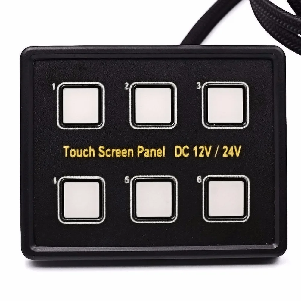 12V/24V 6 Gang LED Switch Panel Slim Touch Control Panel Box for Car Marine Boat
12V/24V 6 Gang LED Switch Panel Slim Touch Control Panel Box for Car Marine Boat