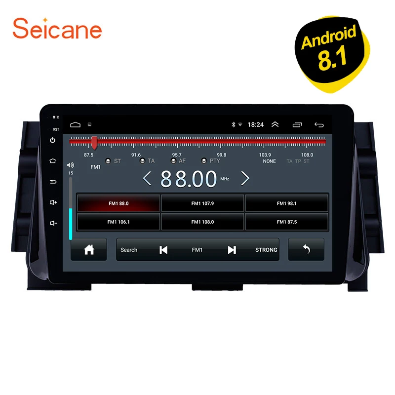 Seicane Android 8.1 2DIN 9 inch Car Radio Audio GPS Stereo Multimedia Player For Nissan Micra 2017 Support DVR TPMS Rear camera
Seicane Android 8.1 2DIN 9 inch Car Radio Audio GPS Stereo Multimedia Player For Nissan Micra 2017 Support DVR TPMS Rear camera
