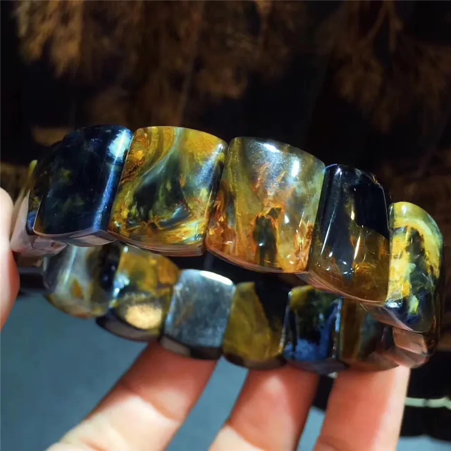 Top Quality Natural Blue Pietersite Gemstone Rectangle Beads Namibia Bracelet 16x12mm AAAAA For Woman and Man
Top Quality Natural Blue Pietersite Gemstone Rectangle Beads Namibia Bracelet 16x12mm AAAAA For Woman and Man