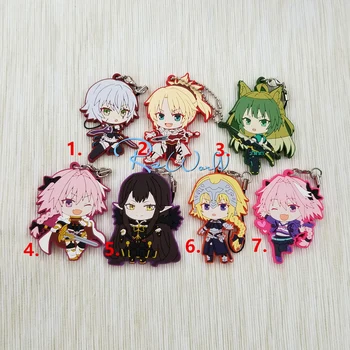 Fate/Grand Order Fate Apocrypha Anime Jack the Ripper Assassin Mordred Astolfo Joan of Arc Atalanta Semiramis Rubber Keychain
Fate/Grand Order Fate Apocrypha Anime Jack the Ripper Assassin Mordred Astolfo Joan of Arc Atalanta Semiramis Rubber Keychain