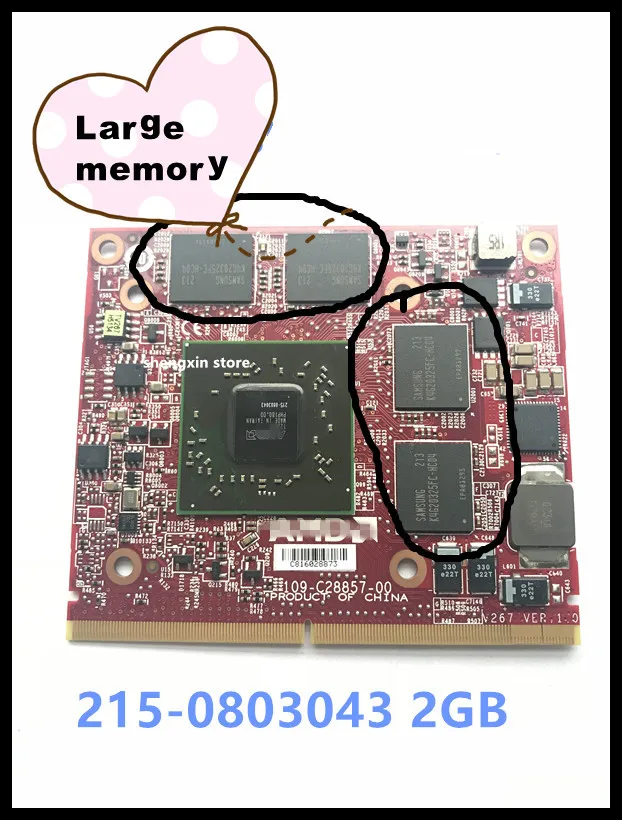 HD7650A 215-0803043 Video Card For HP HD 7650A HD7650A MXM 2GB DDR3 GFX Mobile Graphics Card 671864-002
HD7650A 215-0803043 Video Card For HP HD 7650A HD7650A MXM 2GB DDR3 GFX Mobile Graphics Card 671864-002
