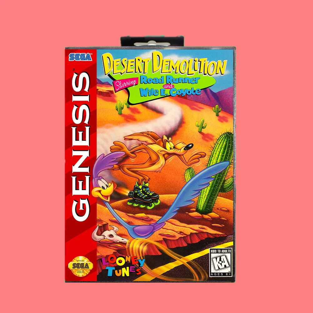 desert Demolition 16 Bit MD Game card with Retail Box For Sega Genesis & Mega Drive
desert Demolition 16 Bit MD Game card with Retail Box For Sega Genesis & Mega Drive