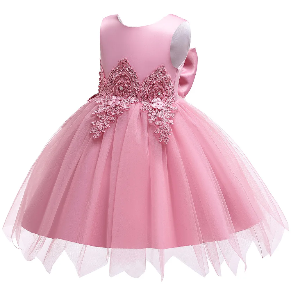 Infant Lace Embroidery Flower Girl Dress Kids Birthday Party Dress for Girls Beaded Bridesmaid Dress Baby Girls Solid Clothes
Infant Lace Embroidery Flower Girl Dress Kids Birthday Party Dress for Girls Beaded Bridesmaid Dress Baby Girls Solid Clothes