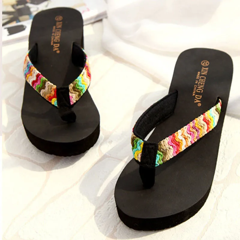 women Summer Flip Flops Platform Sandals Beach Flat Wedge Patch Lady Slippers outdoor
women Summer Flip Flops Platform Sandals Beach Flat Wedge Patch Lady Slippers outdoor