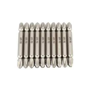 GOTO PH3 10 Pcs SH1/4 75mm Long S2 Magnetic Cross Head Electric Screwdriver Bit Screw Head Household Repair Tools
GOTO PH3 10 Pcs SH1/4 75mm Long S2 Magnetic Cross Head Electric Screwdriver Bit Screw Head Household Repair Tools