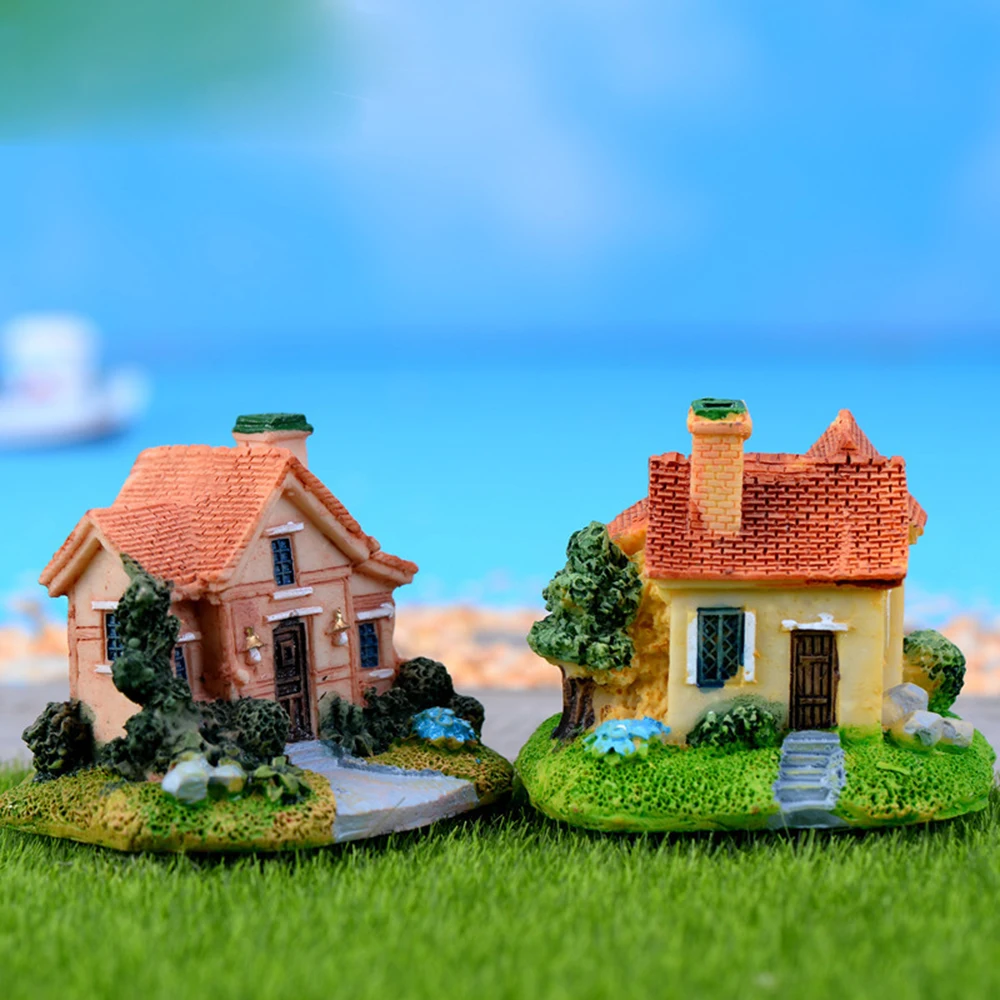 1Pcs Mini Villas Cottage Cute Bonsai Decor Resin Handicrafts Moss Terrarium Miniature House Fairy Garden Figurines Random Color
1Pcs Mini Villas Cottage Cute Bonsai Decor Resin Handicrafts Moss Terrarium Miniature House Fairy Garden Figurines Random Color
