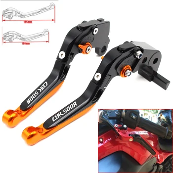 Motorcycle CNC Adjustable Foldable brake Clutch Levers for Honda CBR500R 2013 2014 2015 2016 with Logo (CBR500R) 
Motorcycle CNC Adjustable Foldable brake Clutch Levers for Honda CBR500R 2013 2014 2015 2016 with Logo (CBR500R)