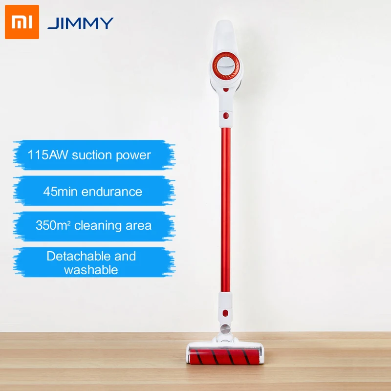Xiaomi JIMMY JV51 Handheld Cordless Vacuum Cleaner Portable Wireless Cyclone Filter 115AW Suction Mi Carpet Dust Collector Home
Xiaomi JIMMY JV51 Handheld Cordless Vacuum Cleaner Portable Wireless Cyclone Filter 115AW Suction Mi Carpet Dust Collector Home