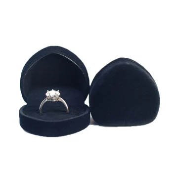 10pcs/lot Romantic Wedding Ring Box Black Velvet Heart Shape Ring Box Jewelry Packaging Display Ring & Gift Box
10pcs/lot Romantic Wedding Ring Box Black Velvet Heart Shape Ring Box Jewelry Packaging Display Ring & Gift Box
