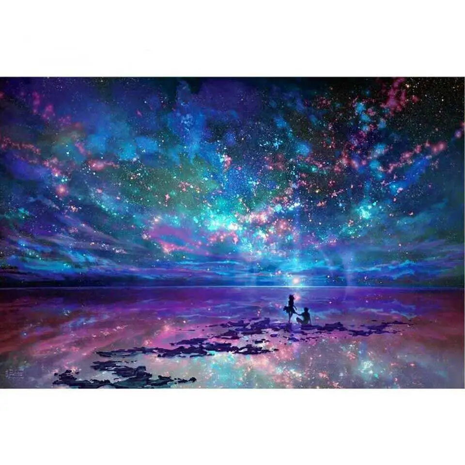 Diamond Painting Cross Stitch Diamond Embroidery Romantic DIY Decoration Starry Sky Picture Painting Sets Rhinestones C
Diamond Painting Cross Stitch Diamond Embroidery Romantic DIY Decoration Starry Sky Picture Painting Sets Rhinestones C