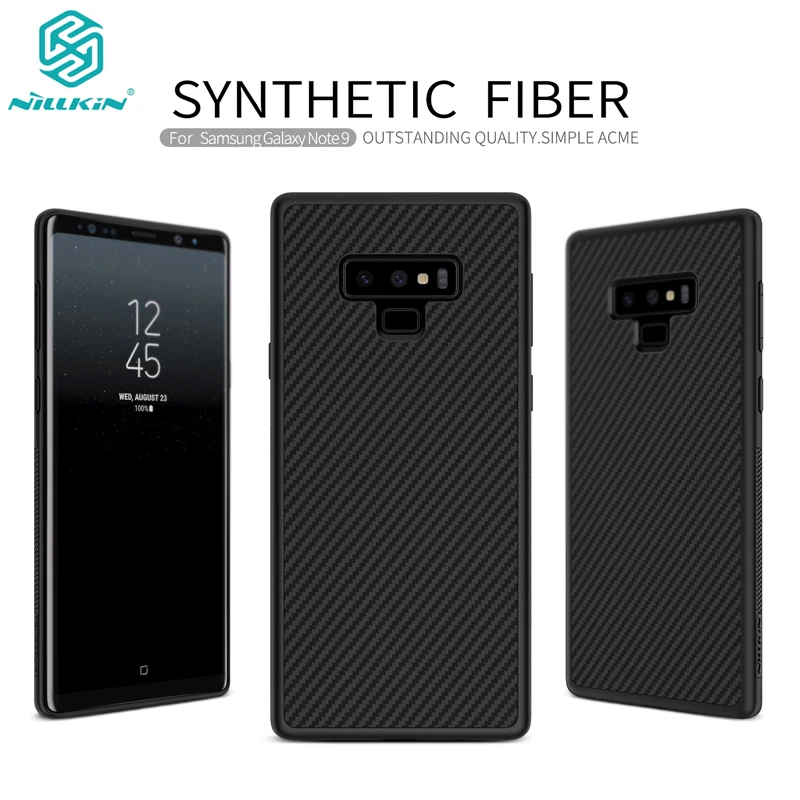 Nillkin Luxury Synthetic Fiber Phone Case For Samsung Galaxy Note 9 Carbon Fiber Anti-fall Back Cover shell for Galaxy Note 9
Nillkin Luxury Synthetic Fiber Phone Case For Samsung Galaxy Note 9 Carbon Fiber Anti-fall Back Cover shell for Galaxy Note 9