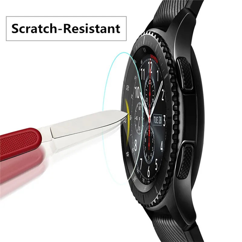 9H Tempered Glass Film Screen Protector For Samsung Gear S3 Classic/Frontier Anti Scratch Ultra Thin Screen Protector
9H Tempered Glass Film Screen Protector For Samsung Gear S3 Classic/Frontier Anti Scratch Ultra Thin Screen Protector