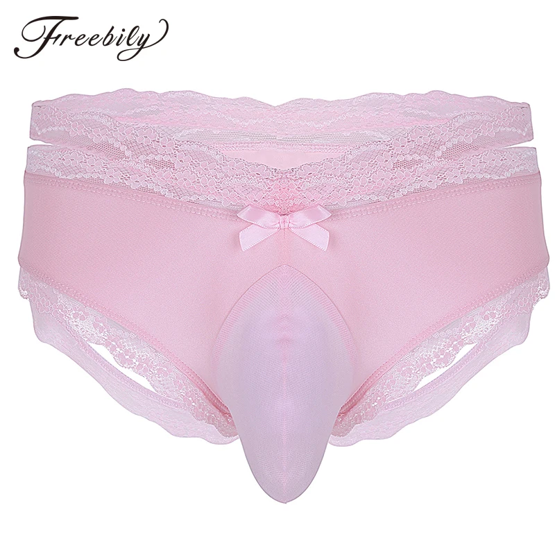 Sexy Gay Men Lingerie Floral Lace Open Butt See-through Sissy Panties Bikini Briefs Jockstraps Underpants Underwear for Mens 
Sexy Gay Men Lingerie Floral Lace Open Butt See-through Sissy Panties Bikini Briefs Jockstraps Underpants Underwear for Mens