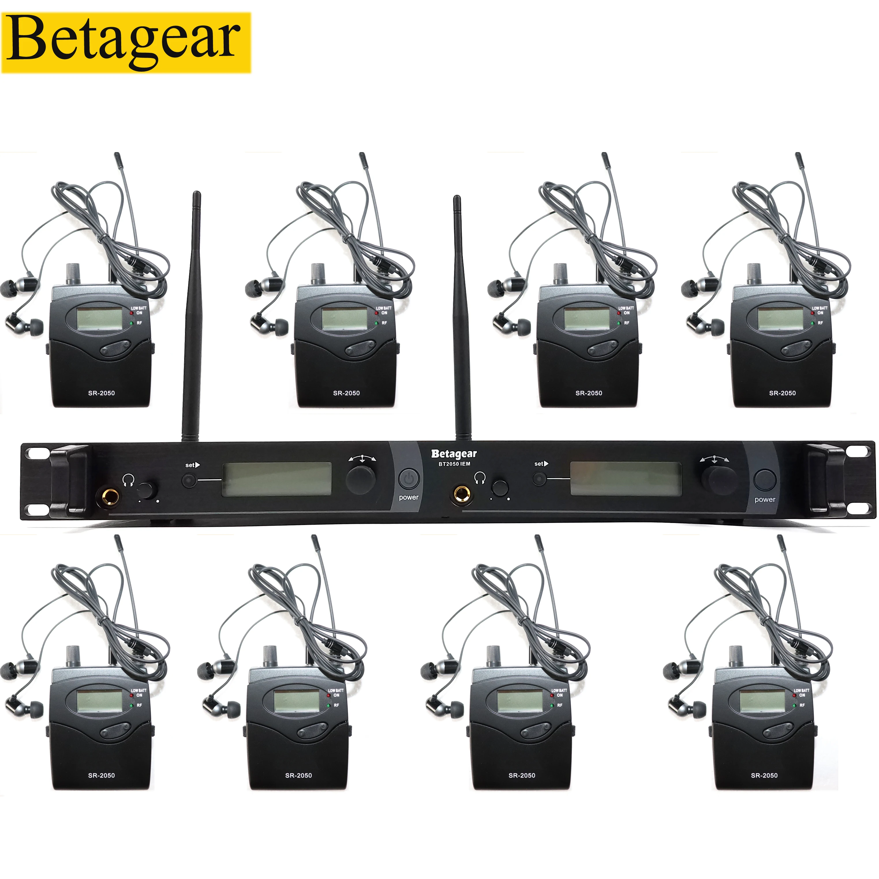 Betagear SR2050 IEM 8Receivers in ear stage system monitor BT2050 earphone stage monitor iem monitoring system
Betagear SR2050 IEM 8Receivers in ear stage system monitor BT2050 earphone stage monitor iem monitoring system