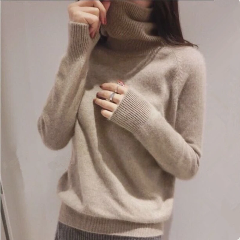 2018 new winter turtleneck cashmere sweater female long sleeve knitted sweater solid color warm pullover sweater women tops
2018 new winter turtleneck cashmere sweater female long sleeve knitted sweater solid color warm pullover sweater women tops