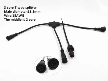 3 core T type,IP68 waterproof splitter;BLACK color;the male connect's diameter;18.5mm(3-2-3core)18AWG
3 core T type,IP68 waterproof splitter;BLACK color;the male connect's diameter;18.5mm(3-2-3core)18AWG