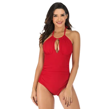 Women's Halter One Piece Swimsuits Braid Macrame Ruched Tummy Control Swimwear Bathing Suits for Women Backless Swimsuit
Women's Halter One Piece Swimsuits Braid Macrame Ruched Tummy Control Swimwear Bathing Suits for Women Backless Swimsuit