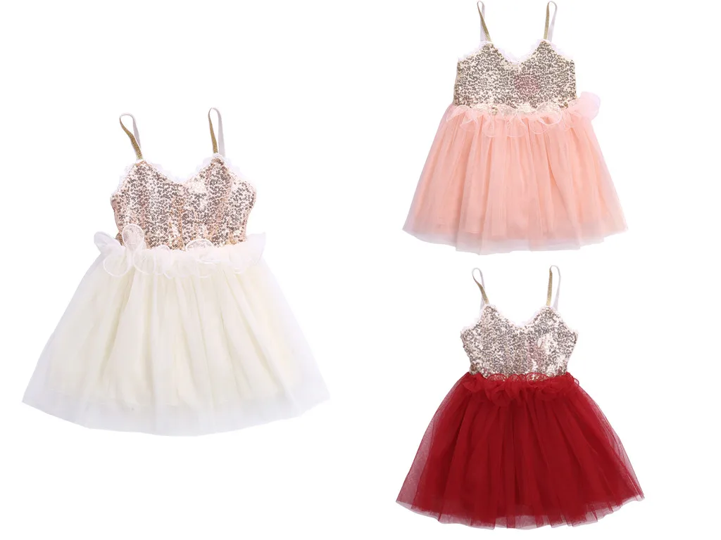 NEW Fashion Sequins Princess Baby Girls Strap Dress Kids Girls Sleeveless Tulle Lace Cute Summer Dresses Hot Sales
NEW Fashion Sequins Princess Baby Girls Strap Dress Kids Girls Sleeveless Tulle Lace Cute Summer Dresses Hot Sales
