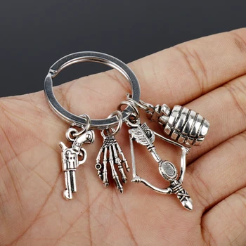 dongsheng Wholesale 12pcs/lot The Walking Dead Key Chain Gun Crossbow Grenades Charm Keyring Key Chain For Women Men Jewelry-50
dongsheng Wholesale 12pcs/lot The Walking Dead Key Chain Gun Crossbow Grenades Charm Keyring Key Chain For Women Men Jewelry-50