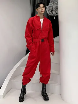 Men High Street Hip Hop Casual Jumpsuit Cargo Pant Male Streetwear Overalls Stage Dancing Clothes Jumpsuit Harem Trousers
Men High Street Hip Hop Casual Jumpsuit Cargo Pant Male Streetwear Overalls Stage Dancing Clothes Jumpsuit Harem Trousers