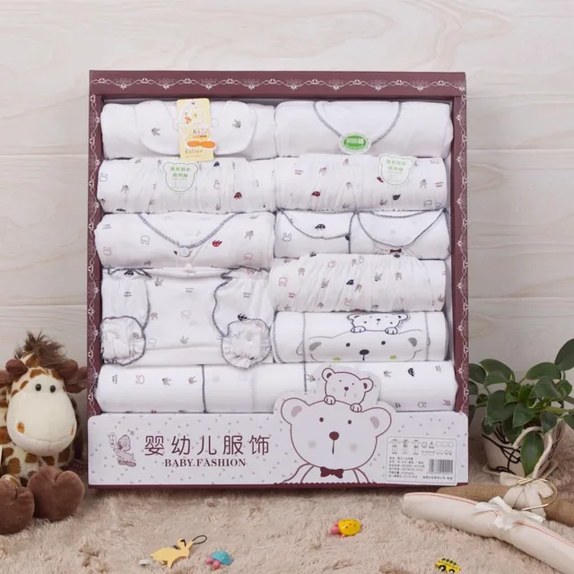 card duck 100% cotton newborn baby underwear gift box 15 spree