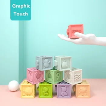 10pcs/set Soft PVC Embossed Building Blocks Baby 3D Touch Hand Soft Balls Multi-Texture Soft Rubber Hand Ball Development Toys
10pcs/set Soft PVC Embossed Building Blocks Baby 3D Touch Hand Soft Balls Multi-Texture Soft Rubber Hand Ball Development Toys