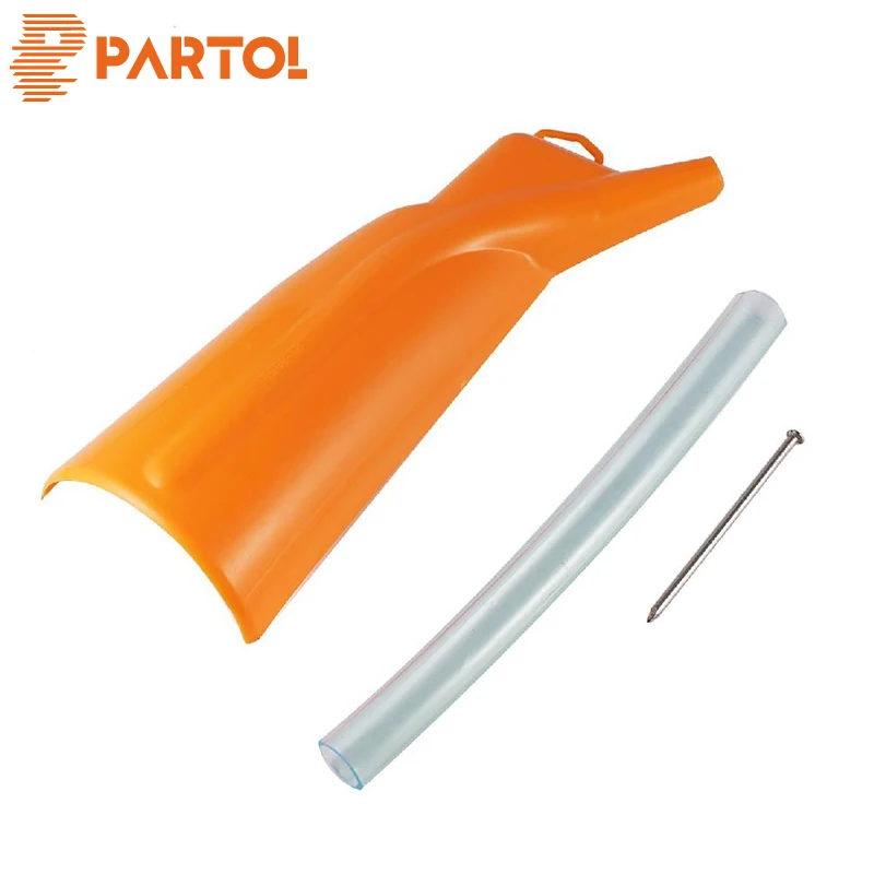 Partol Orange Motorcycle Drip-Free Oil Filter Funnel U-shaped PP For Touring Dyna Softail Sportster Forward Control Models | Автомобили и