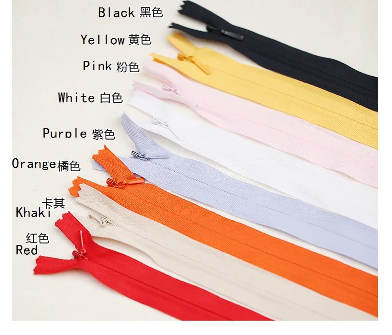 25cm 9.84'' Length, 20pcs/lot DIY Handmade Accessories Top Smooth Zipper Candy Color Invisible Zipper for Dresses/ Trousers
25cm 9.84'' Length, 20pcs/lot DIY Handmade Accessories Top Smooth Zipper Candy Color Invisible Zipper for Dresses/ Trousers