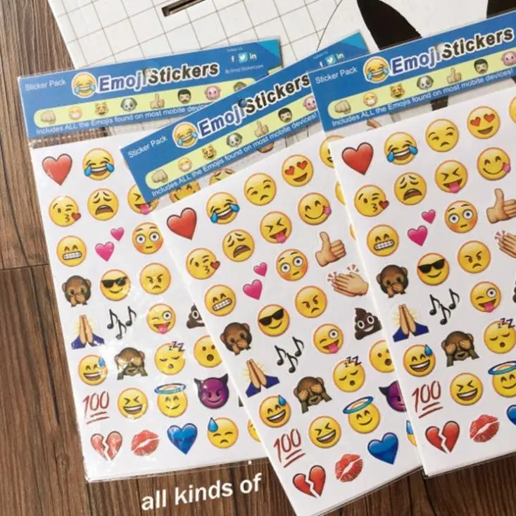 4 Pcs 192 Smiley Face Emoji Stickers Sheet Adhesive Smile Emoticons Die Cut Sticker Toy For Children Laptop Notebook Twitter
4 Pcs 192 Smiley Face Emoji Stickers Sheet Adhesive Smile Emoticons Die Cut Sticker Toy For Children Laptop Notebook Twitter