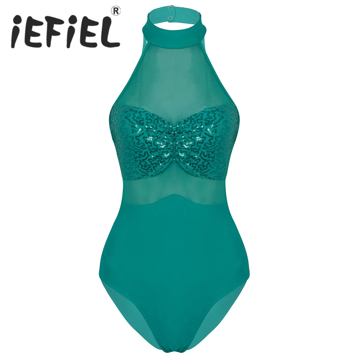 New Arrival Women Adult Halter Neck Sequins Leotard Gymnastics Bodysuit Ballet Dancewear Ballerina Dancing Performance Clothes
New Arrival Women Adult Halter Neck Sequins Leotard Gymnastics Bodysuit Ballet Dancewear Ballerina Dancing Performance Clothes