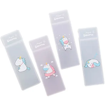 1pcs Unicorn Pencil Case Stationery Pen Bag Novelty Cute Pen Case Transparent Plastic Pencil Pouch Kawaii Bag School Supplies
1pcs Unicorn Pencil Case Stationery Pen Bag Novelty Cute Pen Case Transparent Plastic Pencil Pouch Kawaii Bag School Supplies