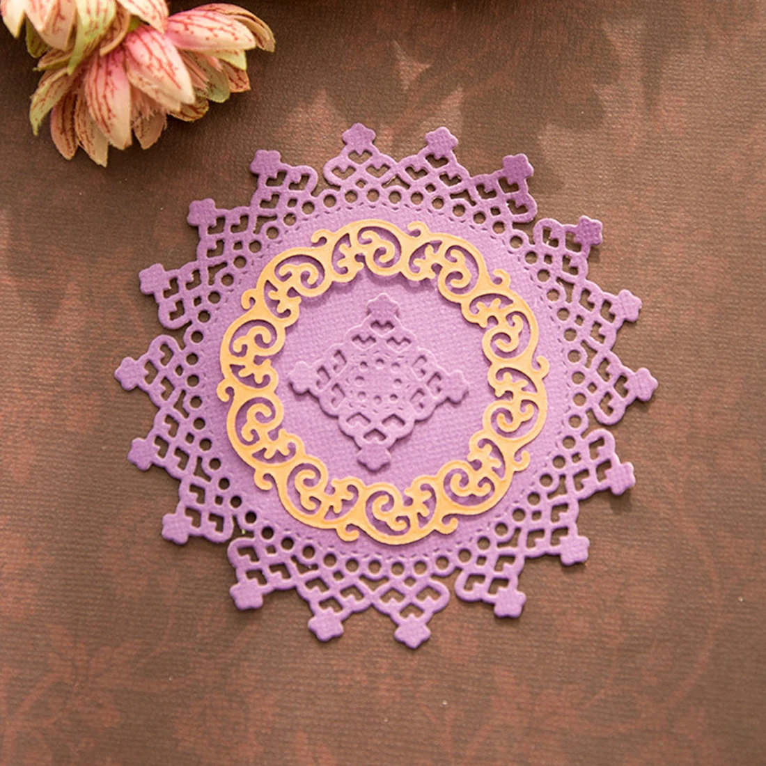Flower Round Frames Metal Cutting Dies Stencils for DIY Scrapbooking Photo Album Cards Decorative Embossing Template Paper Craft
Flower Round Frames Metal Cutting Dies Stencils for DIY Scrapbooking Photo Album Cards Decorative Embossing Template Paper Craft