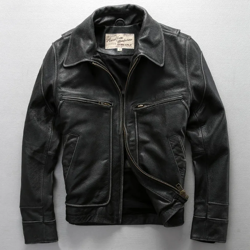 2017 real leather jacket men David backham style turn down collar skin wind jacket men's leather coat motorcycle jackets
2017 real leather jacket men David backham style turn down collar skin wind jacket men's leather coat motorcycle jackets