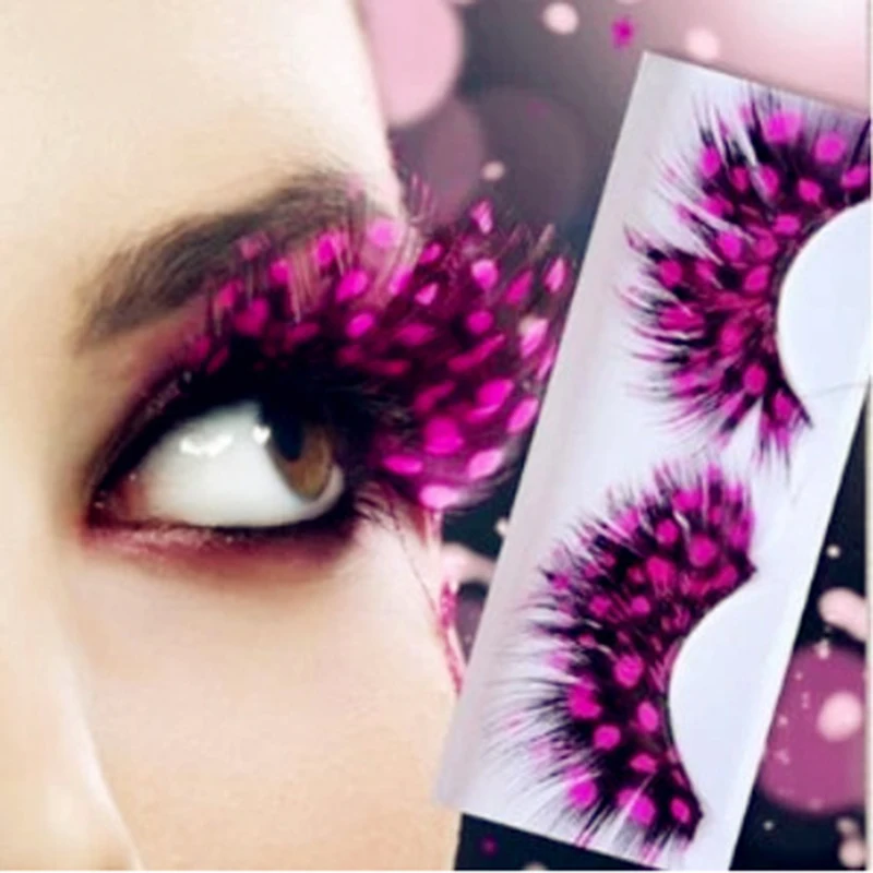 1 Pairs Natural Colorful Dot False Feather Eyelashes High Quality Exaggeration Ballet Masquerade Party Halloween Fake Eyelashes
1 Pairs Natural Colorful Dot False Feather Eyelashes High Quality Exaggeration Ballet Masquerade Party Halloween Fake Eyelashes
