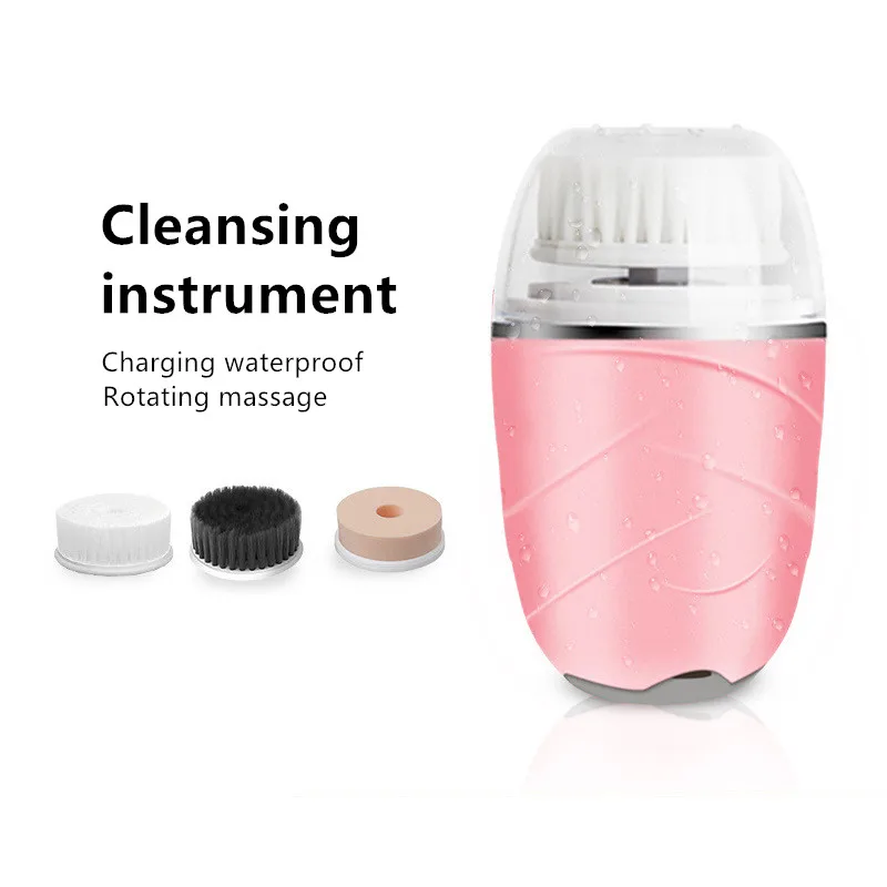 Electric Charging Cross-Border Face Washing Brush with 3 Facial Cleansing Brush Facial Massage Instrument Skin CleanerP40045
Electric Charging Cross-Border Face Washing Brush with 3 Facial Cleansing Brush Facial Massage Instrument Skin CleanerP40045