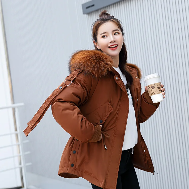 woman Parkas mujer 2018 short winter jacket women hooded winter coat women loose parka fur collar cotton padded jacket
woman Parkas mujer 2018 short winter jacket women hooded winter coat women loose parka fur collar cotton padded jacket