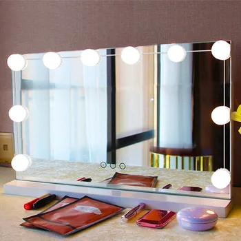 LED Bulbs Mirror Light Vanity Mirror Lights LED Lamp Kit Lens Headlight LED Bulbs Makeup Kit for Dressing Table NO Mirror
LED Bulbs Mirror Light Vanity Mirror Lights LED Lamp Kit Lens Headlight LED Bulbs Makeup Kit for Dressing Table NO Mirror